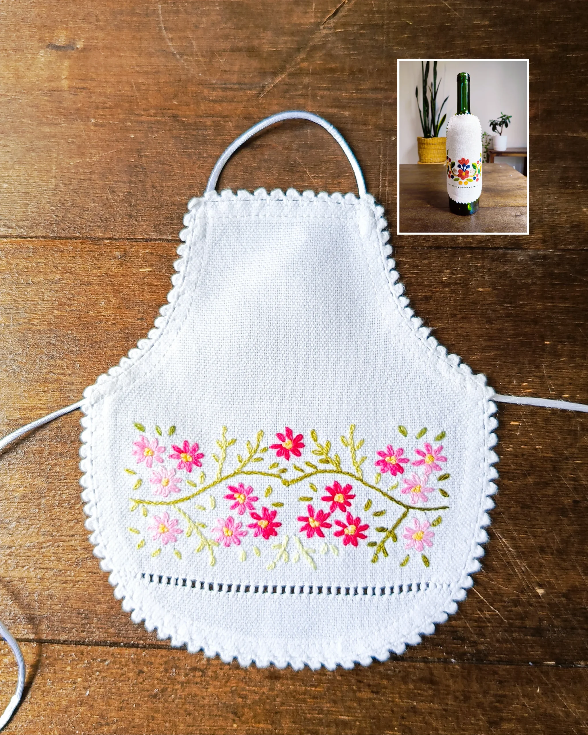 Delantal de Botella | Mm Fuxias