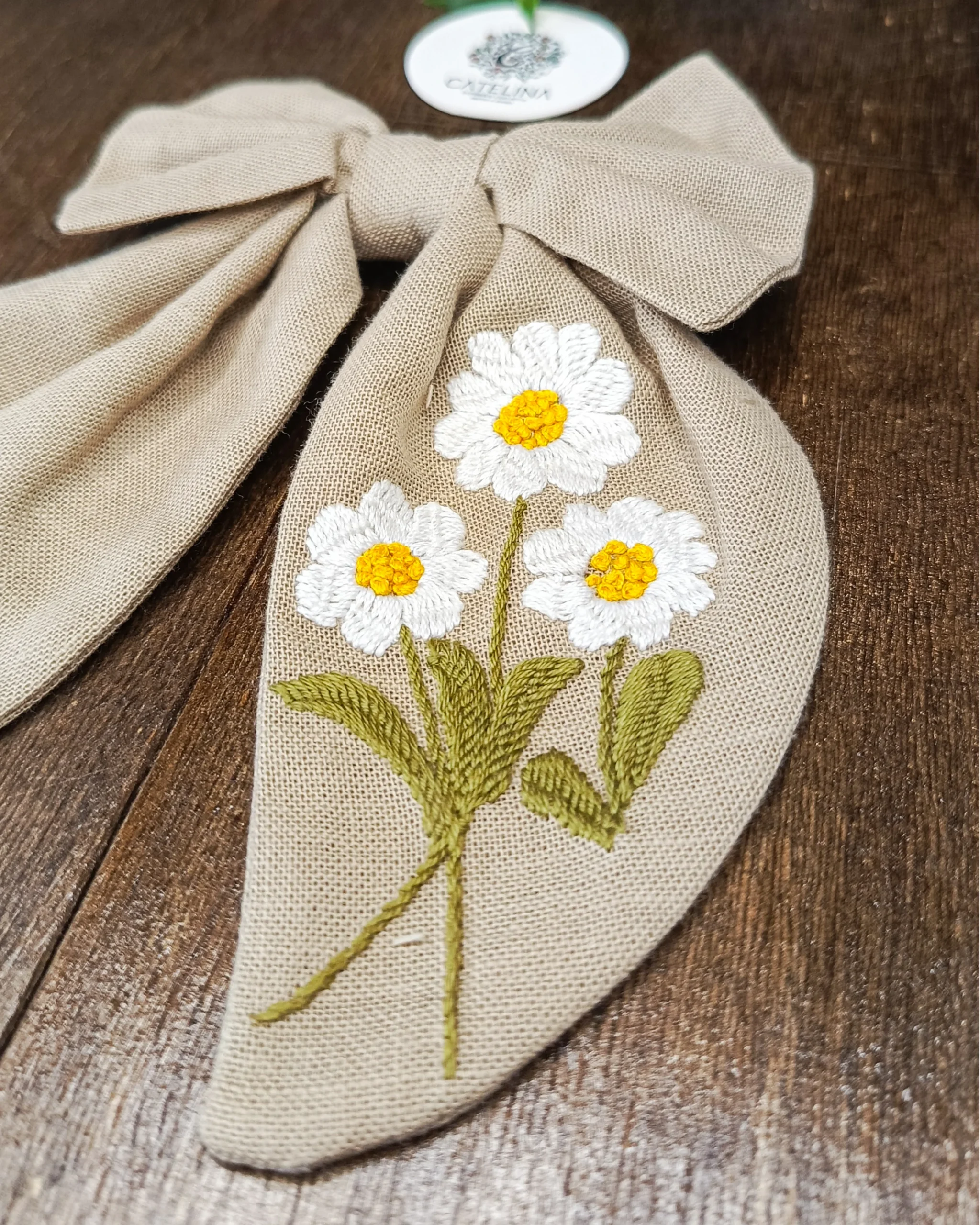 Lazo Coquette | Perla | Beige - Imagen 2