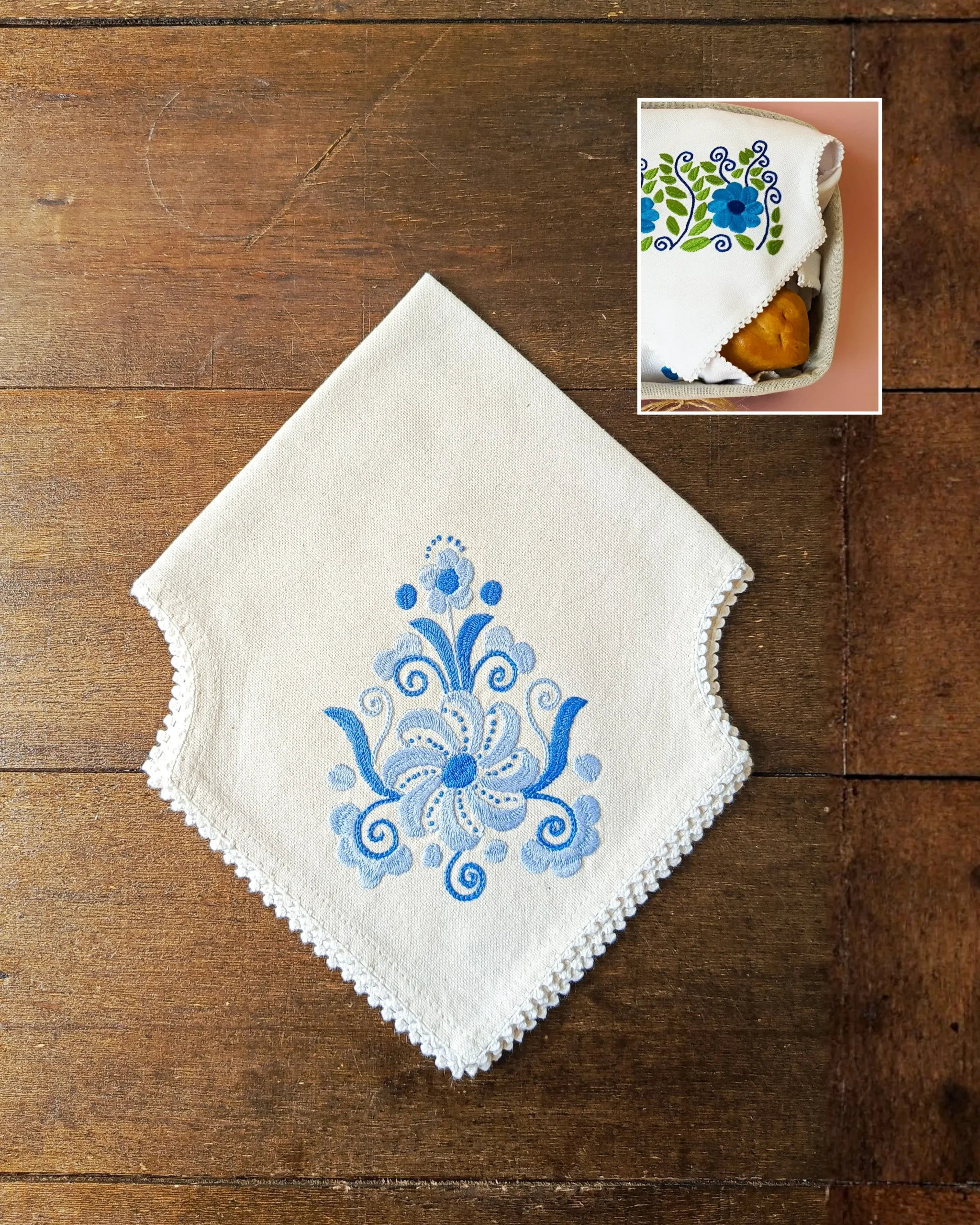 Panera Celestes | Blanco