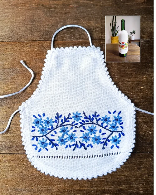 Delantal de Botella | Mm Azules