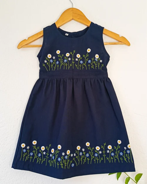 Vestido Jimena | Mm Perla, Celeste | Celeste