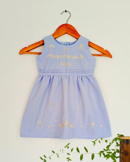 Vestido Jimena | Perla | Celeste