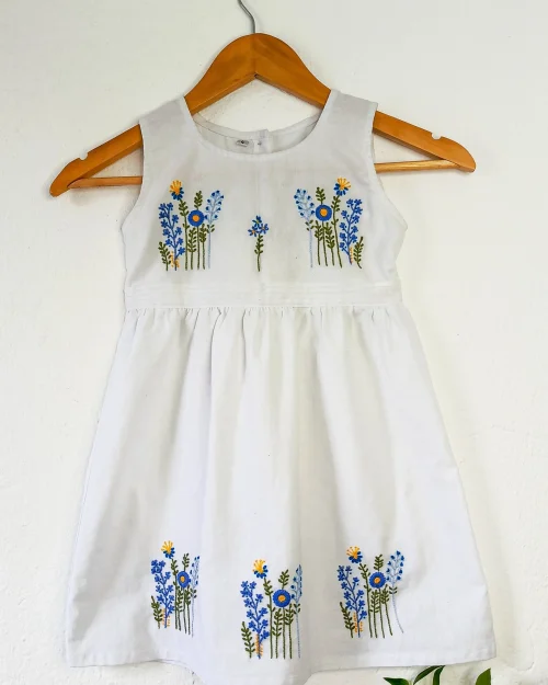 Vestido Jimena | Ramo Mm Celestes | Celeste