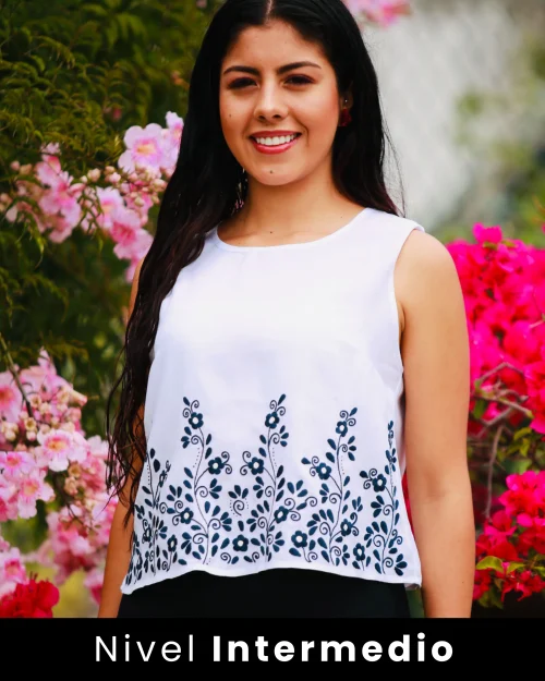 KIT Blusa Jardinera Azul Marino | Blanco