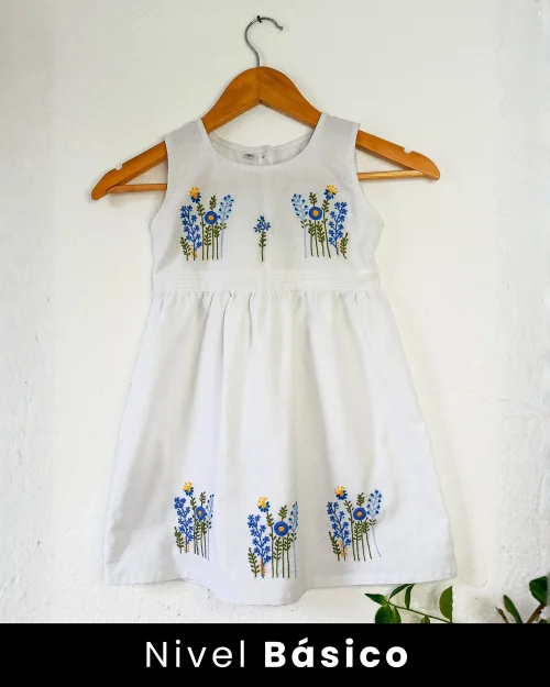 KIT Vestido de Niña Ramo M.Margarita Celestes