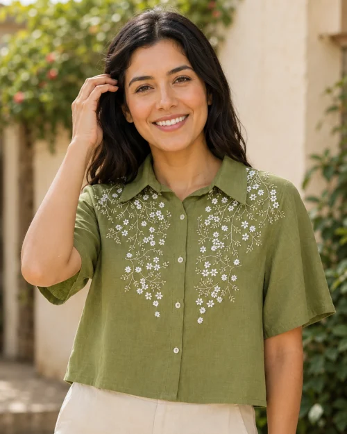 Kit Blusa Margaritas Silvestres